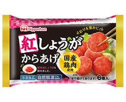 日本ハム冷凍食品の紅しょうがからあげ