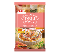 Umiosの濃厚ソースを楽しむDELIグラタン 明太ソース&もちチーズ
