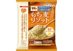 日清製粉ウェルナのマ・マー “カラダに、 おいしいこと。” もち麦リゾット 濃厚チーズクリーム