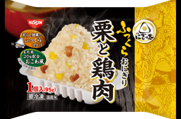 日清食品冷凍の日清にぎっ太 ふっくらおにぎり 栗と鶏肉