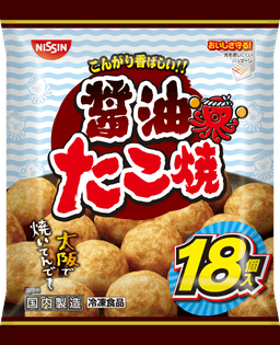 日清食品冷凍の日清 醤油たこ焼 18個入