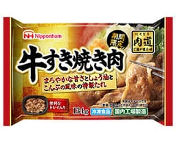 日本ハム冷凍食品の肉道 牛すき焼き肉