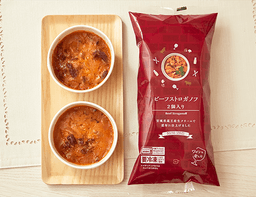 ローソンセレクトのビーフストロガノフ　2個入り