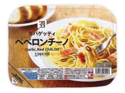 セブンプレミアムの７プレミアム　ペペロンチーノ　スパゲッティ