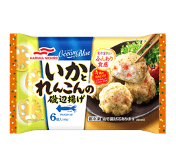 Umiosのいかとれんこんの磯辺揚げ