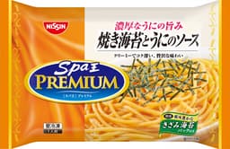 日清食品冷凍の日清スパ王プレミアム 焼き海苔とうにのソース