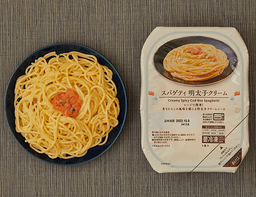 ローソンセレクトのスパゲティ 明太子クリーム