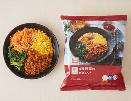 ローソンセレクトの4種野菜のビビンバ