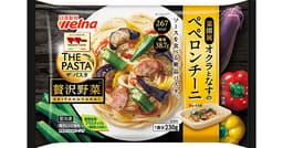 日清製粉ウェルナのマ・マー THE PASTA 贅沢野菜 菜園風オクラとなすのペペロンチーニ