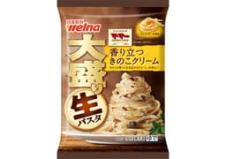 日清製粉ウェルナのマ・マー 大盛り生パスタ 香り立つきのこクリーム