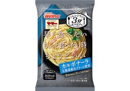 日清製粉ウェルナのマ・マー レンジで3分スパゲティ カルボナーラ