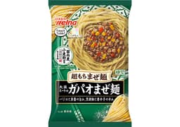 日清製粉ウェルナのSmart Table 超もちまぜ麺 大豆ミートのガパオまぜ麺
