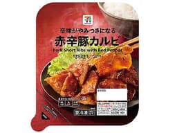 セブンプレミアムの７プレミアム　赤辛豚カルビ