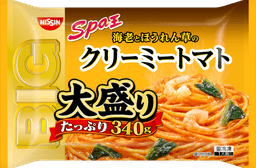 日清食品冷凍の日清スパ王BIG クリーミートマト 大盛り