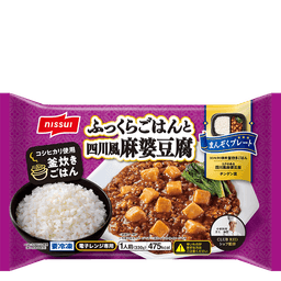 ニッスイのまんぞくプレート ふっくらごはんと 四川風麻婆豆腐