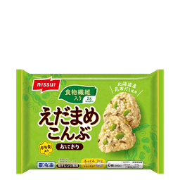 ニッスイの食物繊維入り えだまめこんぶおにぎり