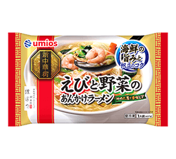 Umiosのえびと野菜のあんかけラーメン