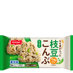 ニッスイのもち麦が入った 枝豆こんぶおにぎり