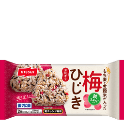 ニッスイのもち麦と五穀米が入った 梅ひじきおにぎり