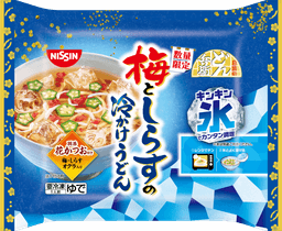 日清食品冷凍の日清のどん兵衛 梅としらすの冷かけうどん