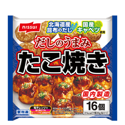 ニッスイのだしのうまみ たこ焼き 16個