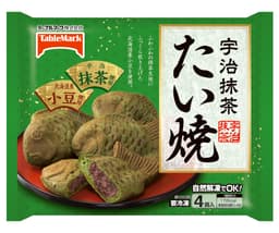 テーブルマークの北海道産小豆使用 宇治抹茶たい焼