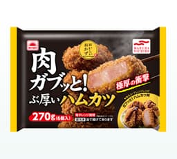 Umiosの肉ガブッと!ぶ厚いハムカツ