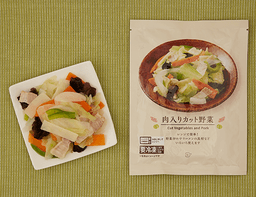 ローソンセレクトの肉入りカット野菜 130g