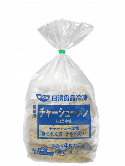 日清食品冷凍の業務用チャーシューメン4食入り