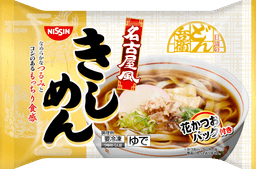 日清食品冷凍の日清のどん兵衛 名古屋風きしめん 花かつお付き