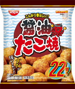 日清食品冷凍の日清 醤油たこ焼 22個入