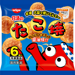 日清食品冷凍の日清のたこ焼 6個入