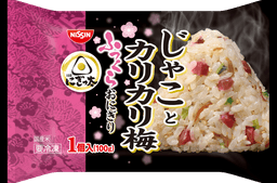 日清食品冷凍の日清 にぎっ太 じゃことカリカリ梅 ふっくらおにぎり