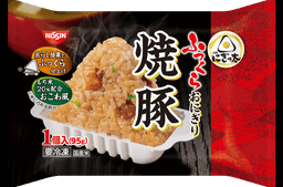 日清食品冷凍の日清にぎっ太 ふっくらおにぎり 焼豚