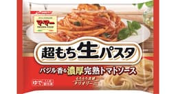 日清製粉ウェルナのマ・マー 超もち生パスタ バジル香る濃厚完熟トマトソース