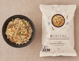 ローソンセレクトの鶏ごぼうごはん