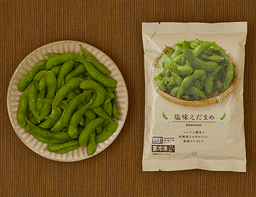 ローソンセレクトの塩味えだまめ