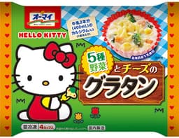 ニップンのオーマイ HELLO KITTY 5種野菜とチーズのグラタン