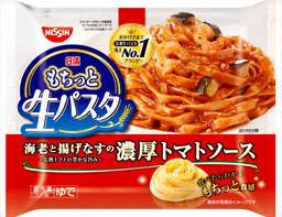 日清食品冷凍の日清もちっと生パスタ 濃厚トマトソース