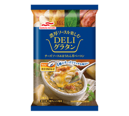 Umiosの濃厚ソースを楽しむDELIグラタン チーズソース&ほうれん草ベーコン
