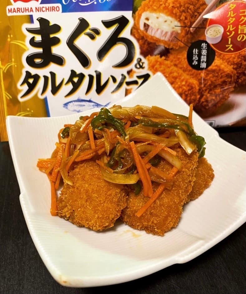 まぐろタルタルの南蛮漬けの完成写真