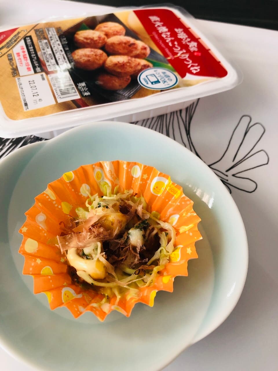 お弁当に◎つくねのお好み焼き風の完成写真