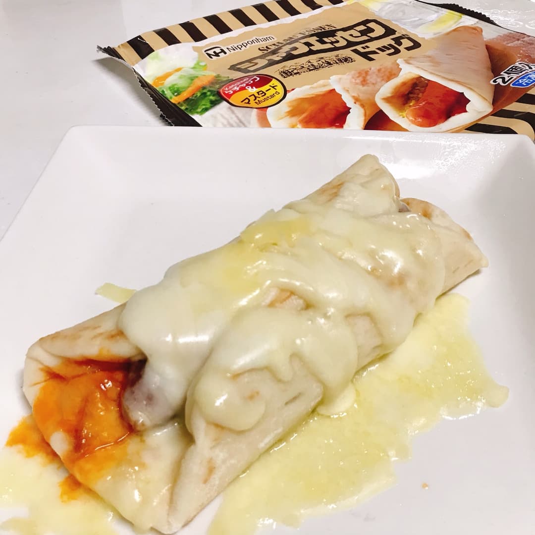 シャウエッセンのチーズドッグの完成写真