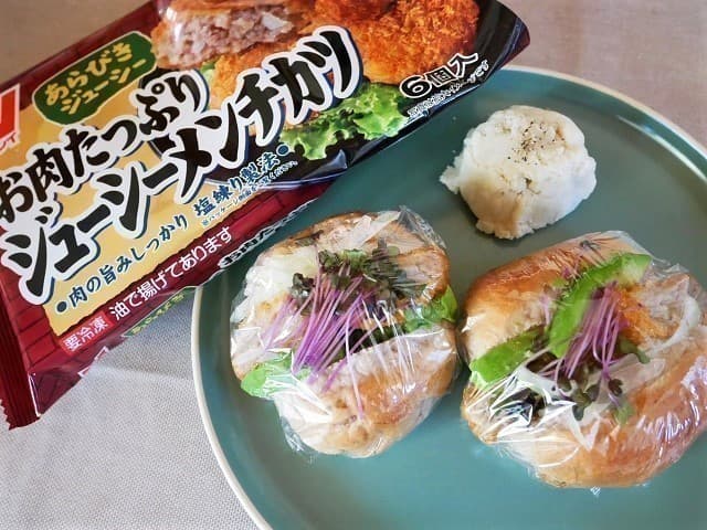 さくさくメンチカツミニサンドの完成写真