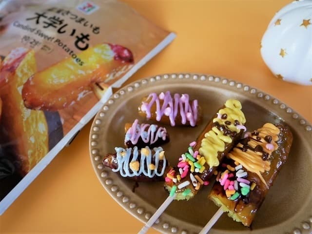 親子で作ろう！カラフルチョコいもの完成写真