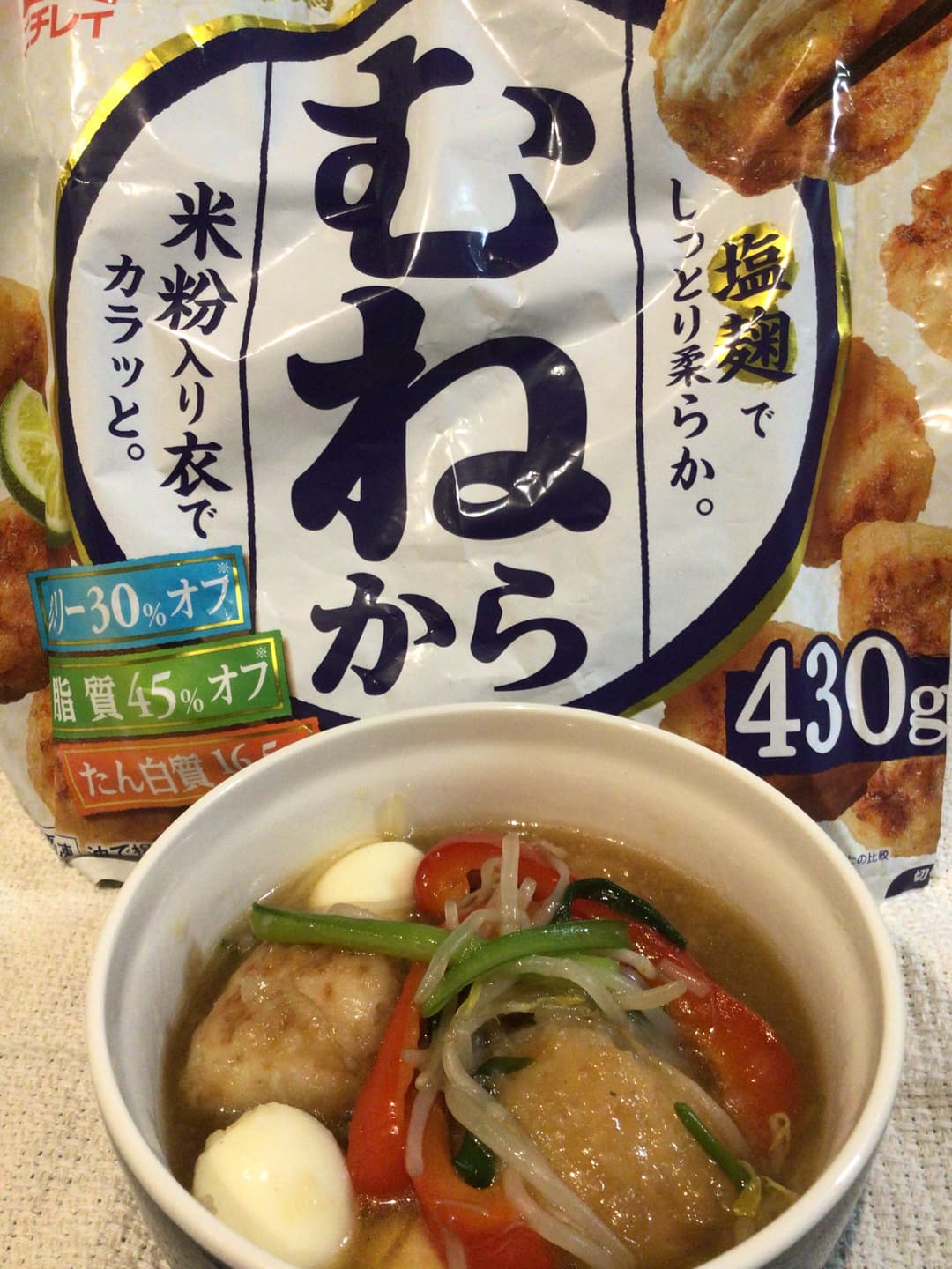 むねからあんかけの完成写真