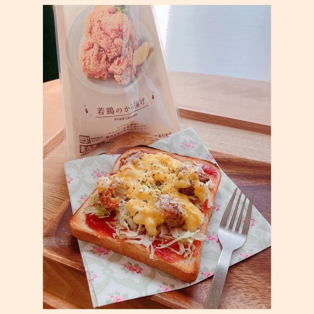 唐揚げのタルタルソースパンの完成写真