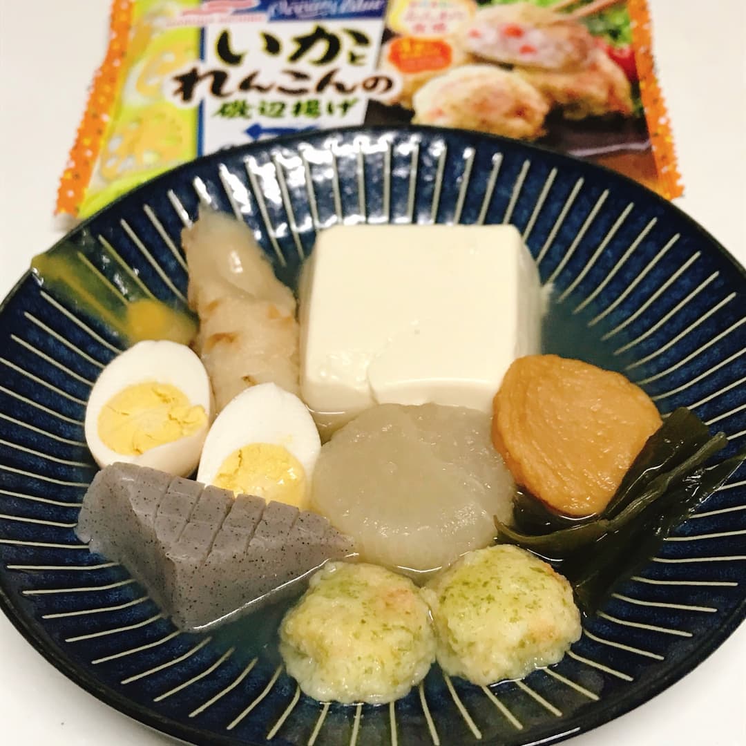 いかれんこんのほかほかおでんの完成写真