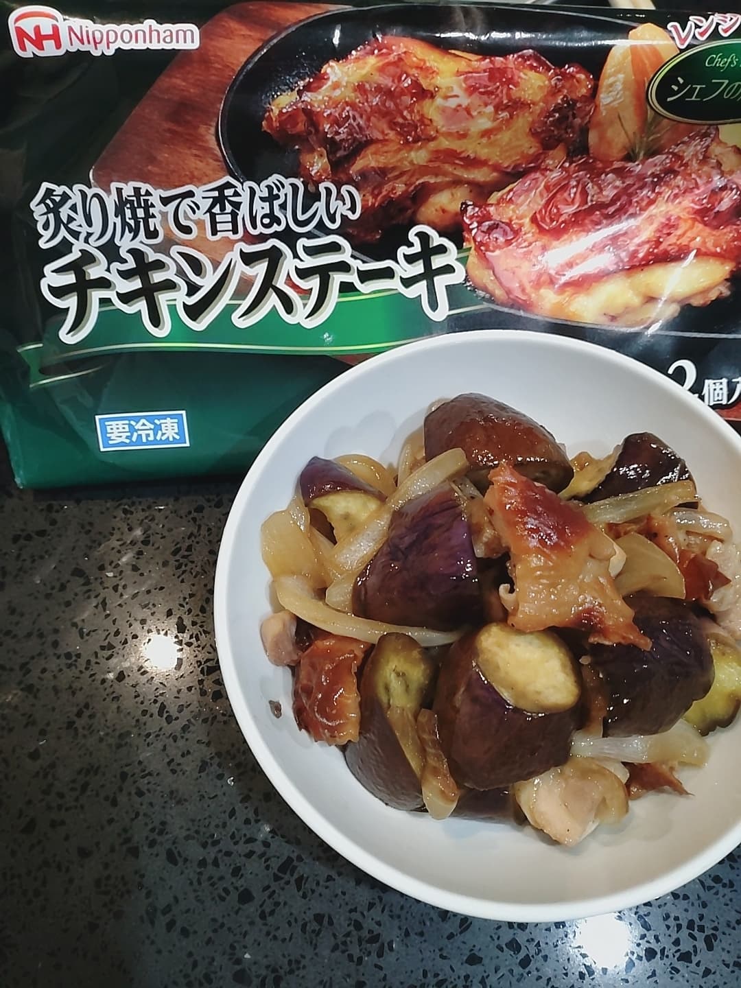 チキンステーキ甘酢炒めの完成写真
