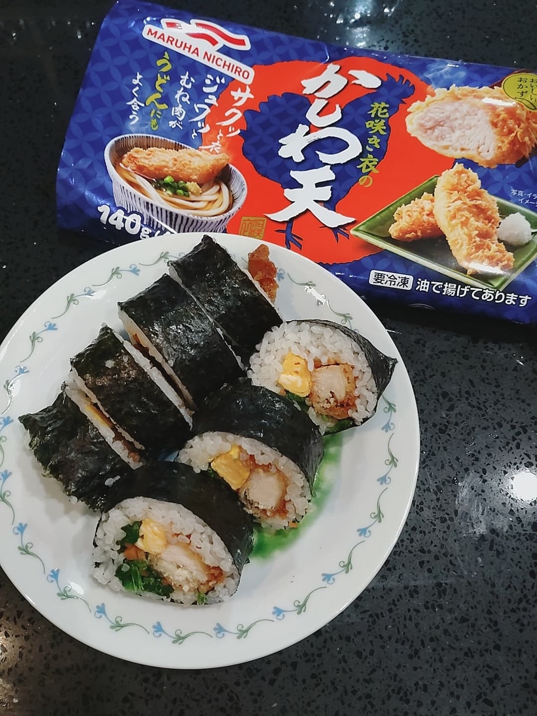 かしわ天キンパ風の完成写真